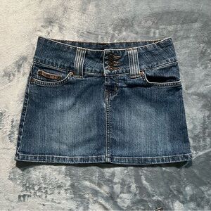 Denim Mini Skirt